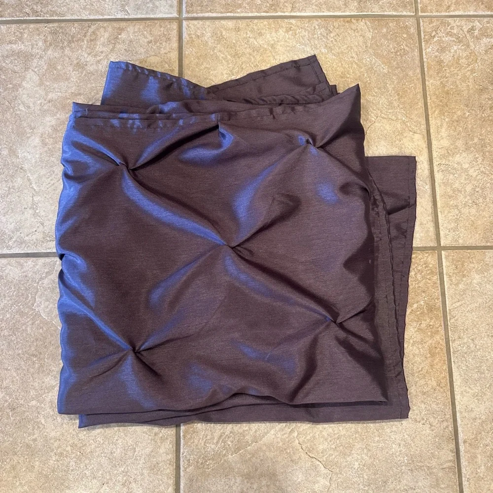 Elegant Purple Tufted Shower Curtain